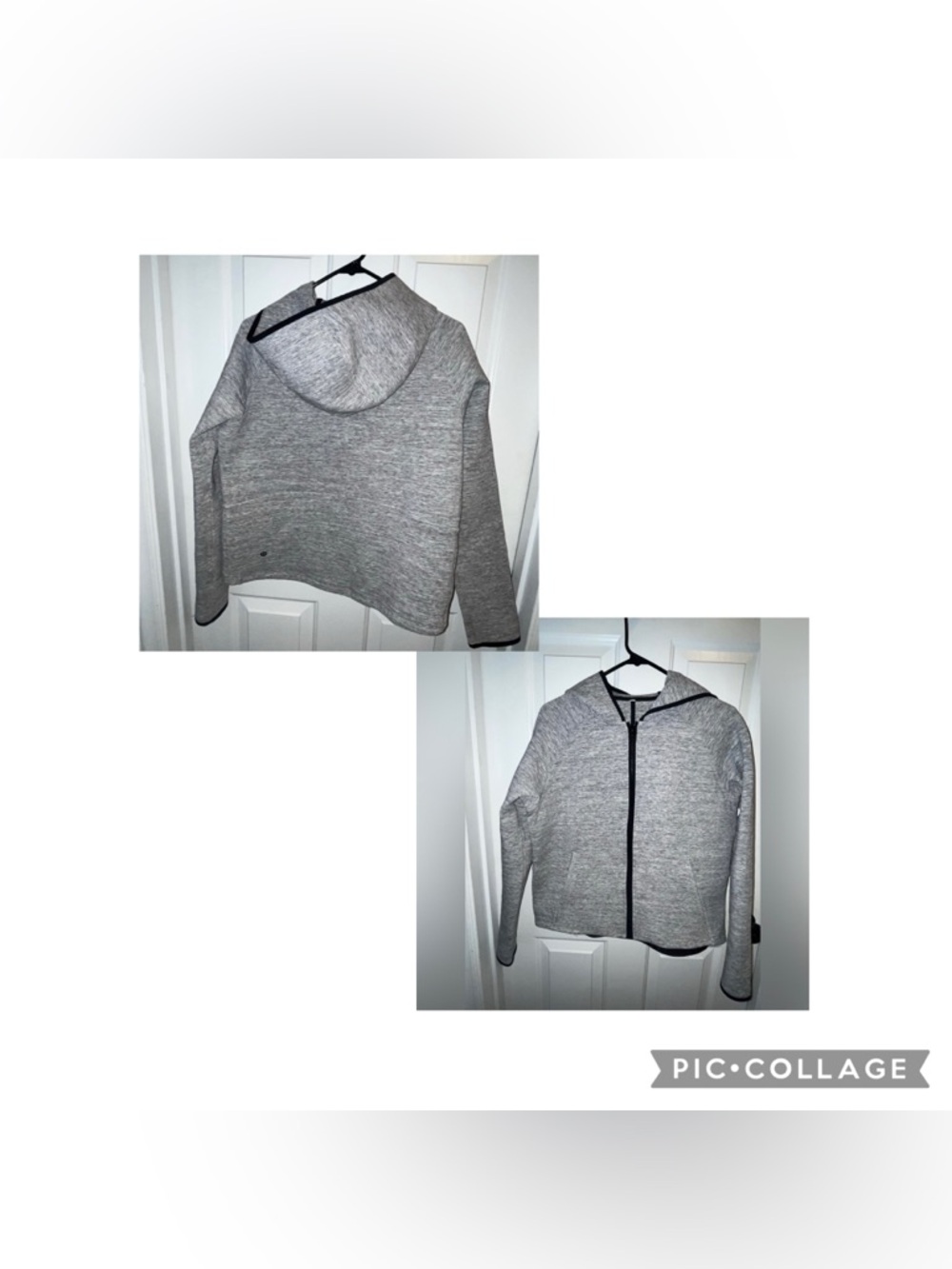 🍋 LIKE NEW Lululemon City Bound Hoodie - Heathered Space Dyed Medium Grey - Sz 8